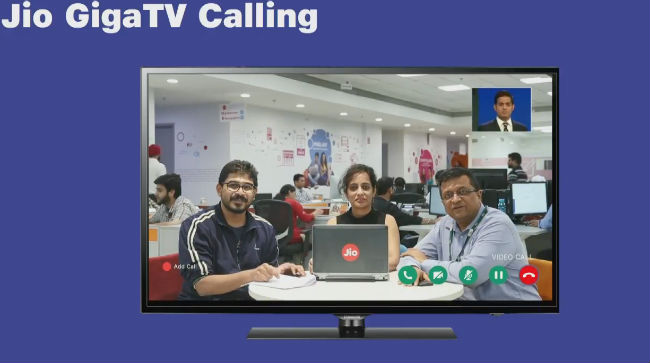 Jio gigatv calling