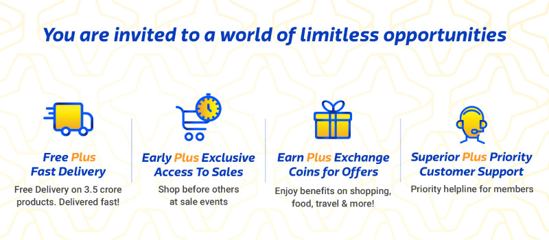 Flipkart Plus Benefits