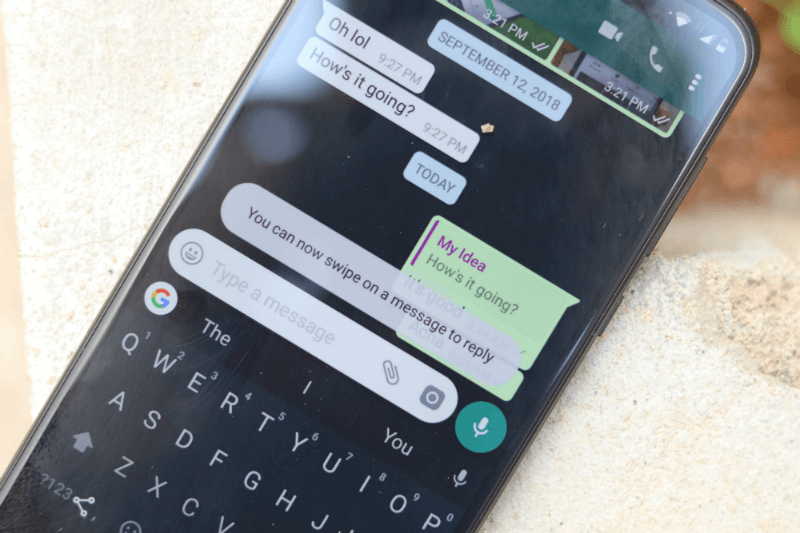 Latest WhatsApp Beta Update for Android Brings Swipe to Reply Feature ...