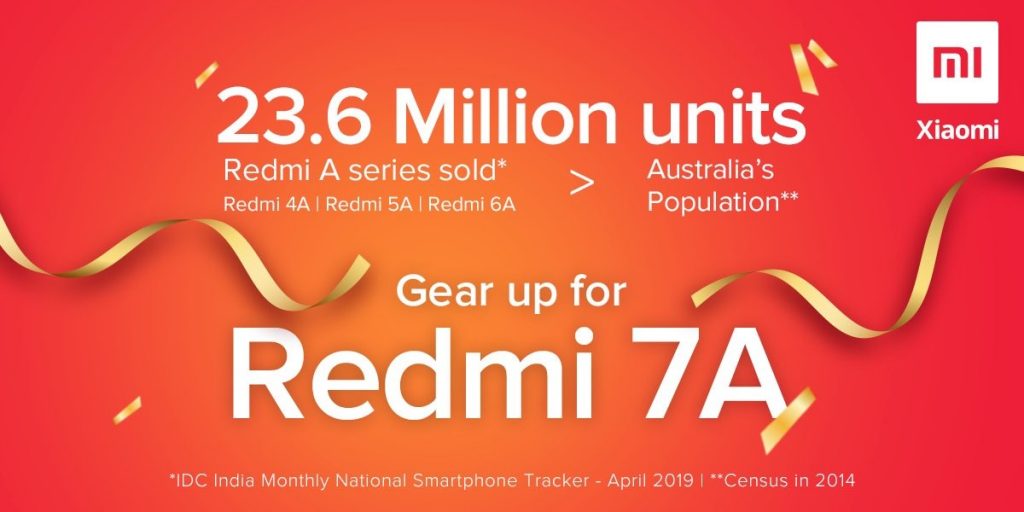 Redmi 7a India Teaser