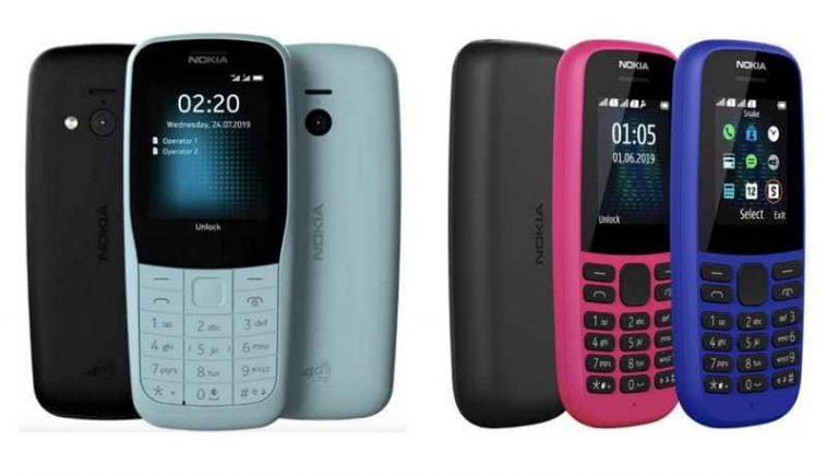 Nokia 220 4G, Nokia 105 (2019) Feature Phones Launched: Here's ...