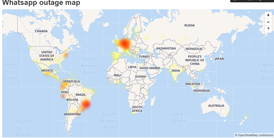 Whatsapp Down Downdetector