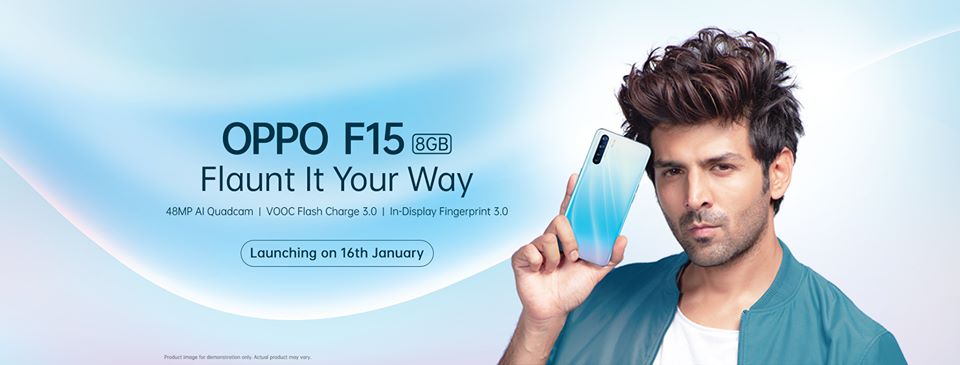 Oppo F15 Launch On January 16