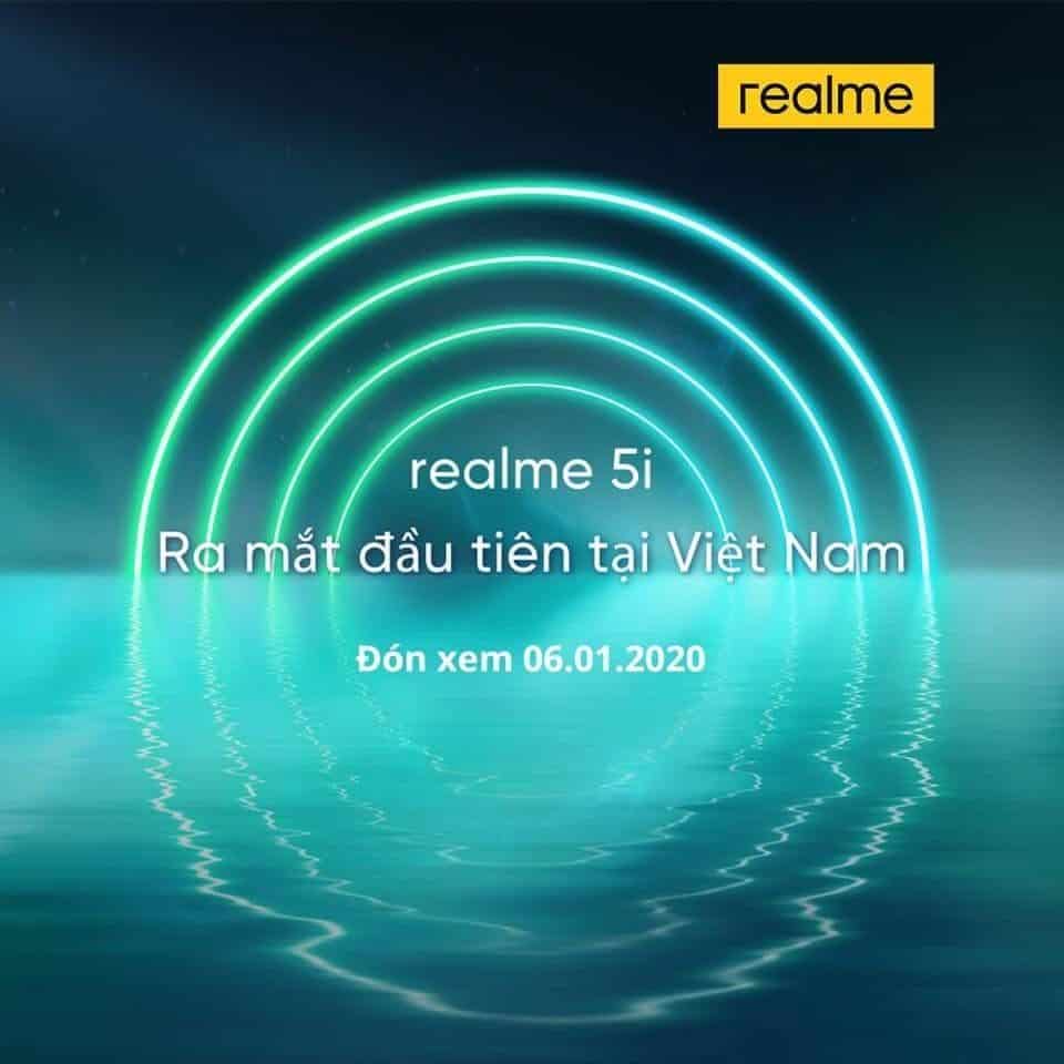 Realme 5i Vietnam January 6 Launch