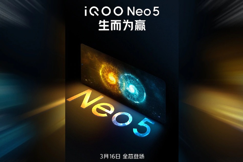 Iqoo Neo 5 Launch Set For March 16