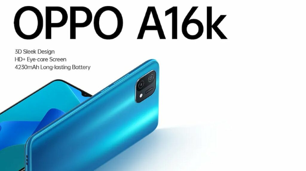 Oppo A16k Launched India