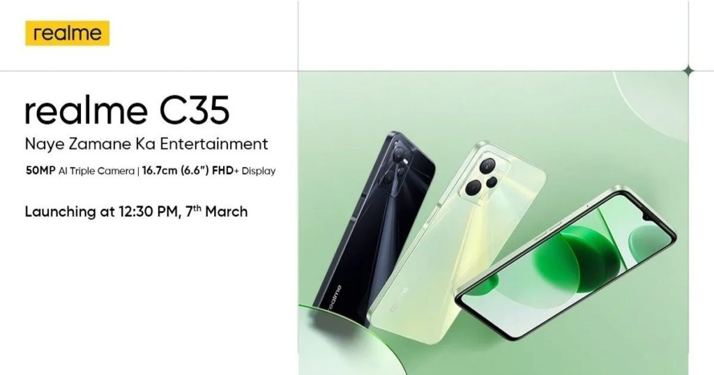 Realme C35 India Launch